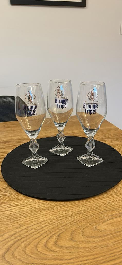 Brugge Tripel bierglazen, Verzamelen, Glas en Drinkglazen, Ophalen of Verzenden, Nieuw, Bierglas