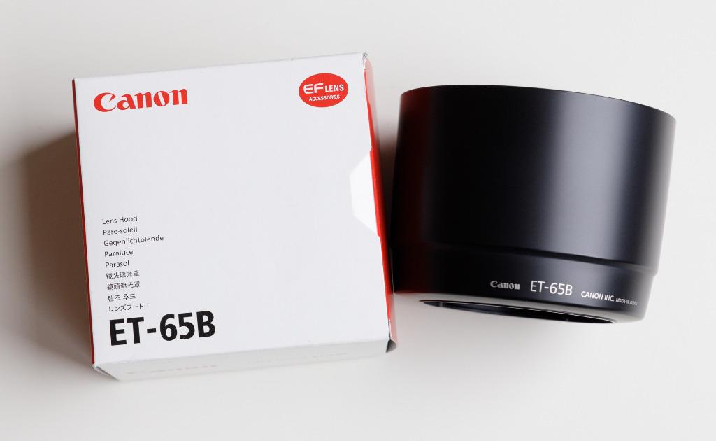 Canon ET-65B zonnekap, Enlèvement ou Envoi, Comme neuf, Accessoires