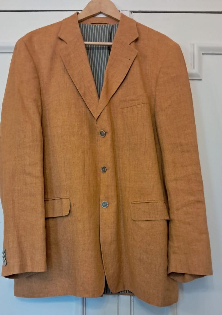 veston orange vintage taille 54 veste peu portée, Enlèvement ou Envoi, Porté, Taille 52/54 (L), Orange