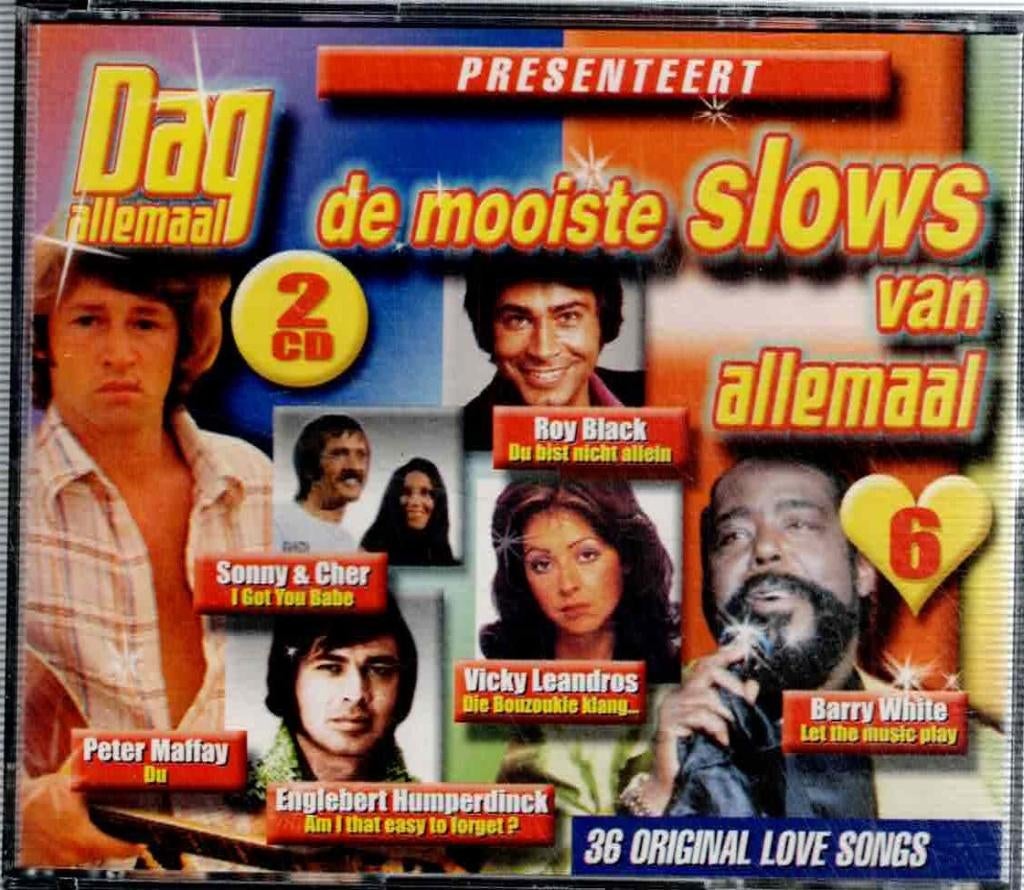 2 x CD   -   De Mooiste Slows Van Allemaal 6, Ophalen of Verzenden