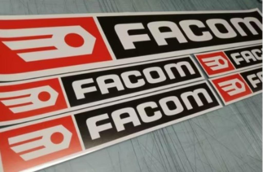 autocollants facom 1x L 100cm + 3x L 50cm, Collections, Enlèvement ou Envoi, Neuf