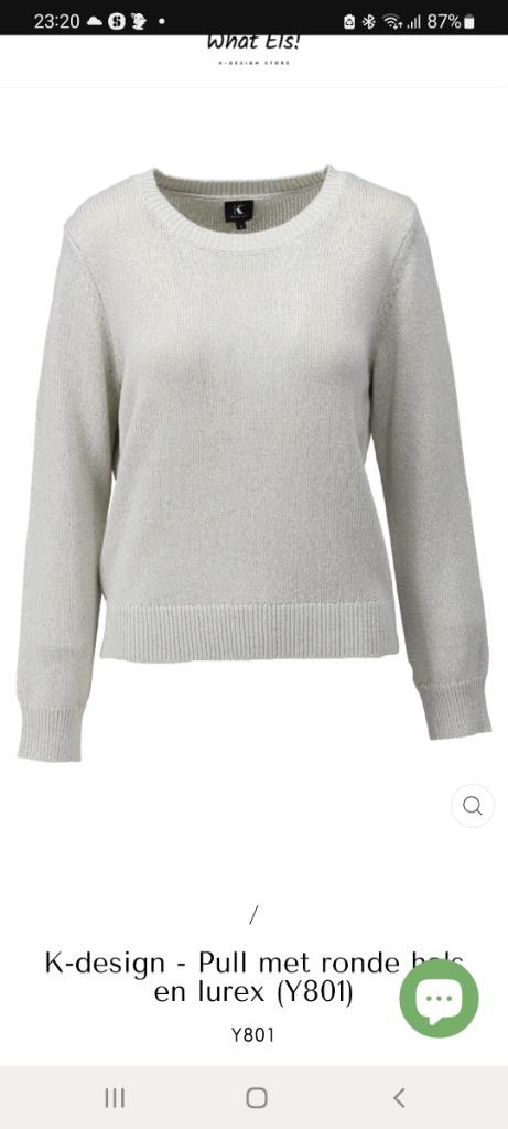 Trui k design maat 3 nieuw 2de  prijsdaling, Kleding | Dames, Maat 38/40 (M), K-design, Overige kleuren, Nieuw
