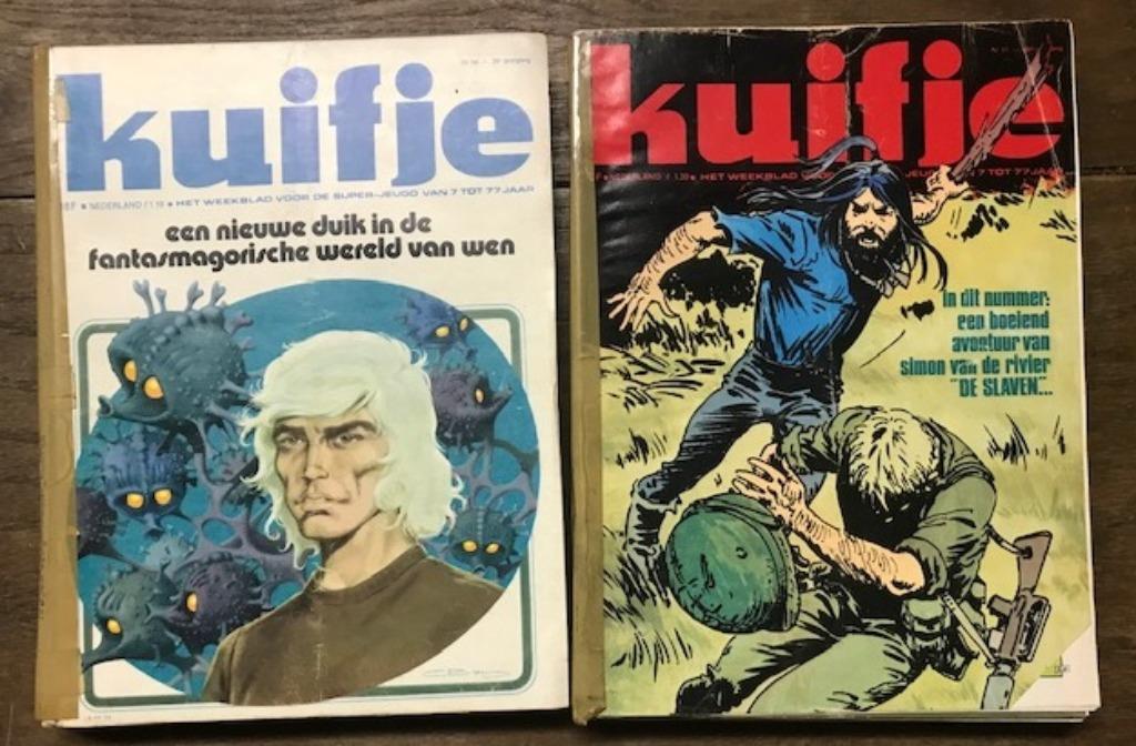 KUIFJE 52 ZELF INGEBONDEN WEEKBLADEN 1975 (langste kijkspel), Ophalen of Verzenden, Gelezen, Sport en Vrije tijd