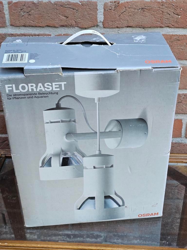 Vintage osram floraset hanglamp, Antiquités & Art, Enlèvement ou Envoi