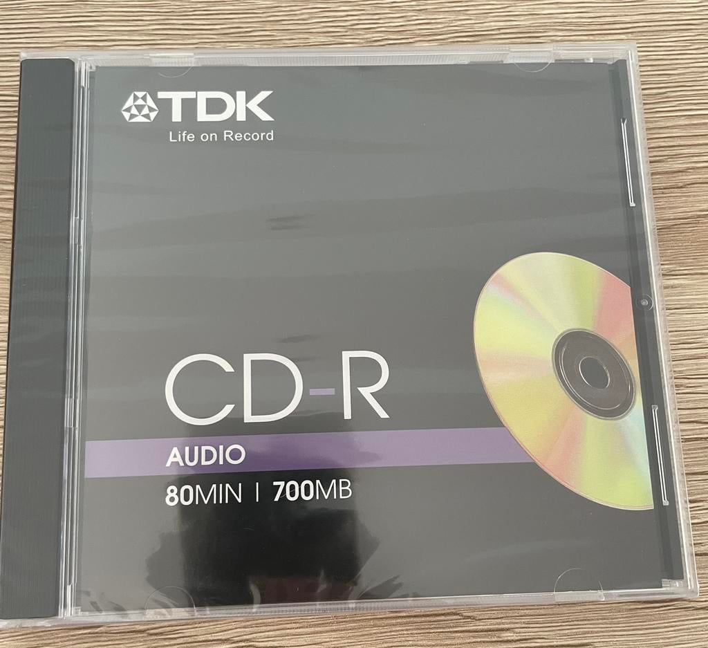 TDK CD-R audio 80min/700mb, Ophalen, Nieuw, Cd, TDK