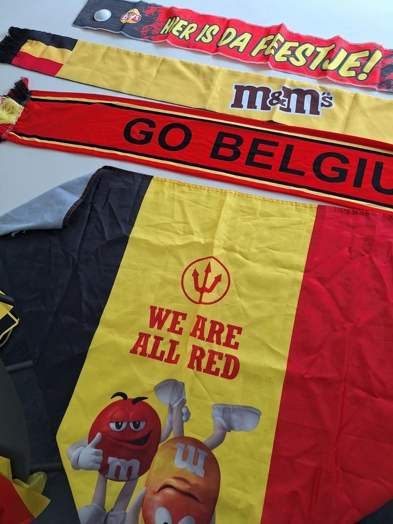 Lot supportersmateriaal Belgie, Ophalen, Gebruikt