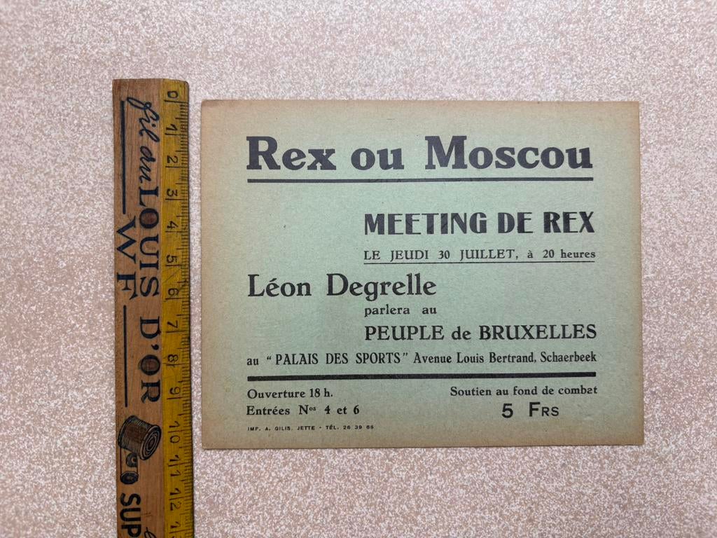 Collaboration WW2 REX, Collections, Objets militaires | Seconde Guerre mondiale, Enlèvement ou Envoi