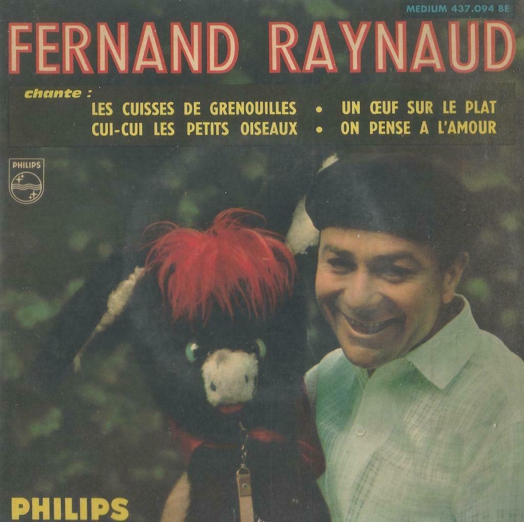 Fernand Raynaud – Les cuisses de grenouilles / Un oeuf - EP, Enlèvement ou Envoi, Utilisé, Pop