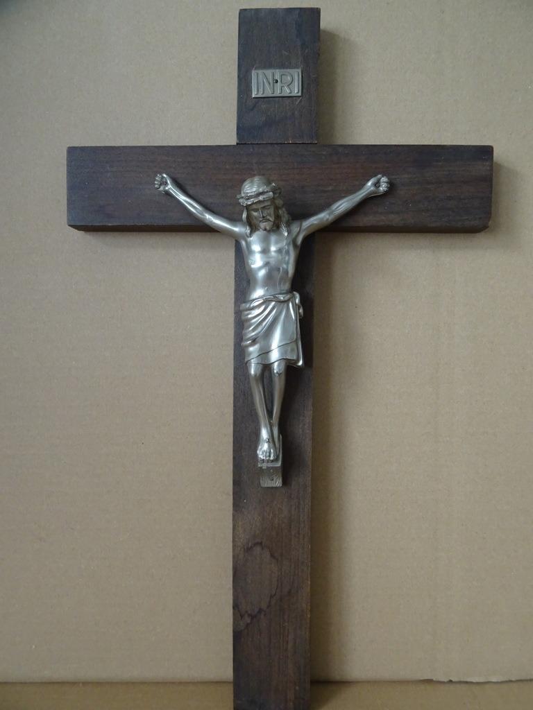 Antiek kruis kruisbeeld GLV Gerard Linssen Venlo 50 cm 1930, Antiek en Kunst, Ophalen of Verzenden