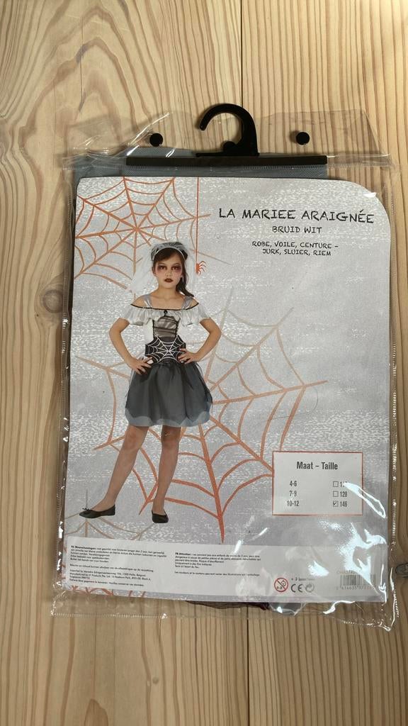 Bruid verkleedkleed meisje maat 10 jaar, Kleding | Dames, Carnavalskleding en Feestkleding, Ophalen of Verzenden, Zo goed als nieuw