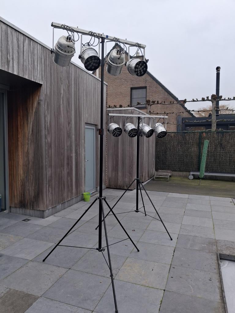 Dubbele lichtinstallatie Doughty / Ledj, Ophalen, Gebruikt, Licht, Geluidgestuurd