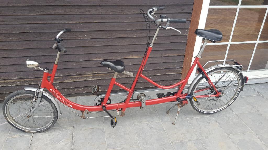 Ouder Kind tandem HJD met vrijloop, Ophalen, Gebruikt, Minder dan 10 versnellingen