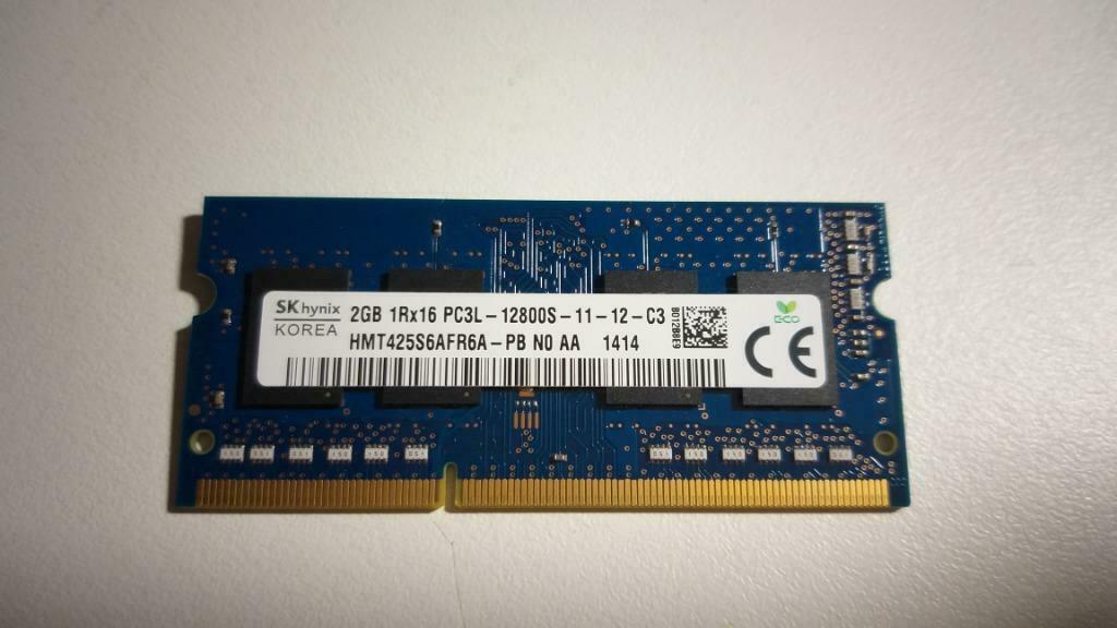 Laptopgeheugen DDR3 2GB 1600Mhz CL11, Computers en Software, RAM geheugen, Gebruikt, DDR3, Ophalen of Verzenden, 2 GB