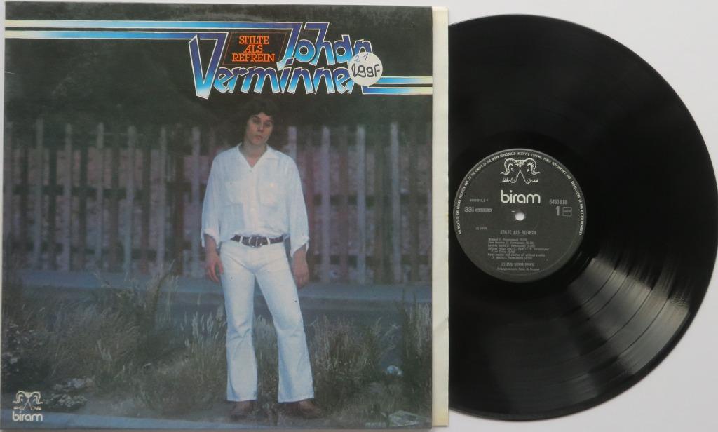 Johan Verminnen - Stilte als refrein. Lp, Ophalen of Verzenden, Gebruikt, 12 inch, Rock