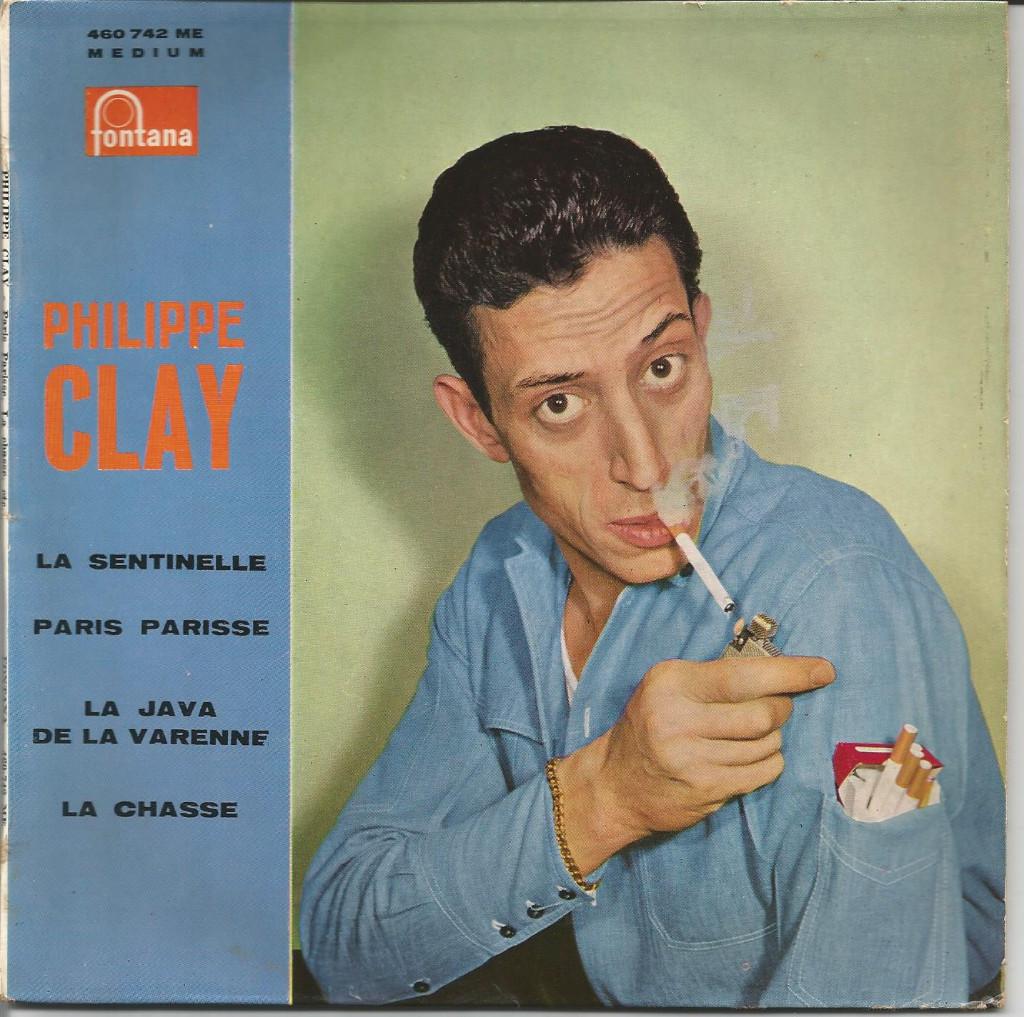 45T Philippe Clay - La Sentinelle - France 1961, Enlèvement ou Envoi, Utilisé, Pop
