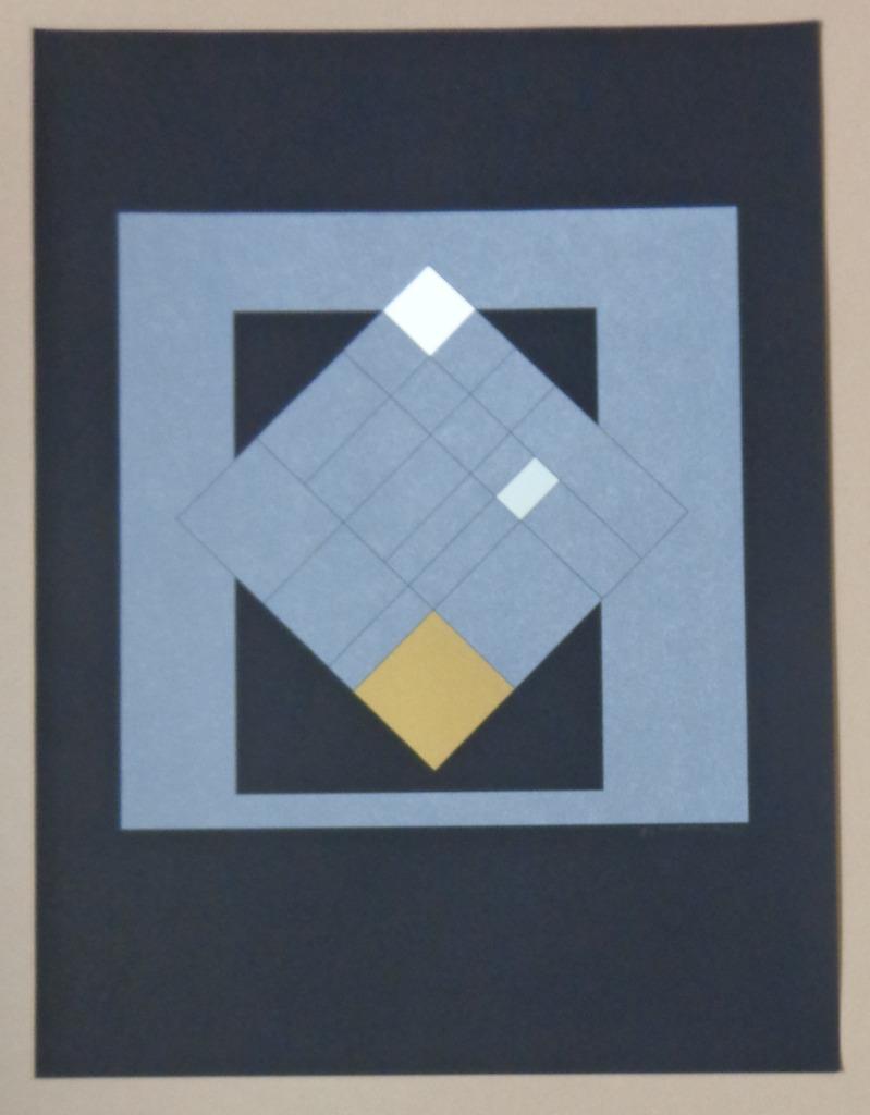 GUY VANDENBRANDEN / KUNST CAMPUS / KLEURZEEFDRUK / 72x55cm, Ophalen of Verzenden