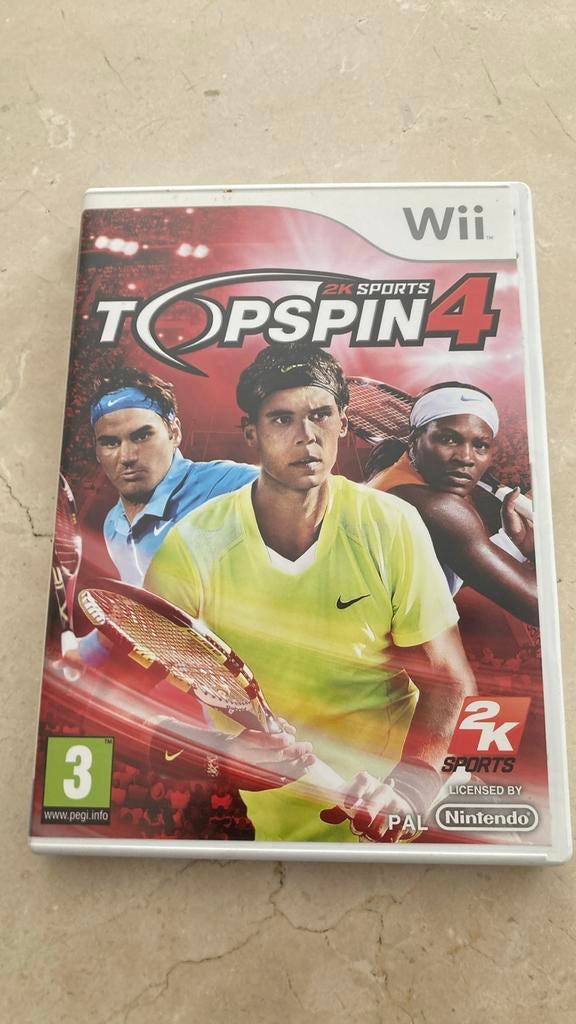 Wii Topspin 4 2K Sports, Enlèvement ou Envoi, Comme neuf