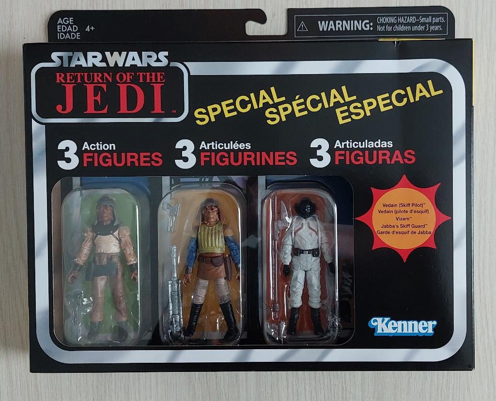 Star wars special action figure set rotj, Enlèvement, Comme neuf, Figurine