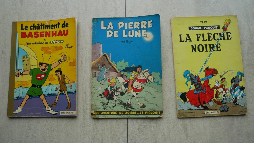 BD Johan et Pirlouit 1 Le Châtiment Basenhau 7 Flèche noire, Peyo, Enlèvement ou Envoi, Une BD, Utilisé