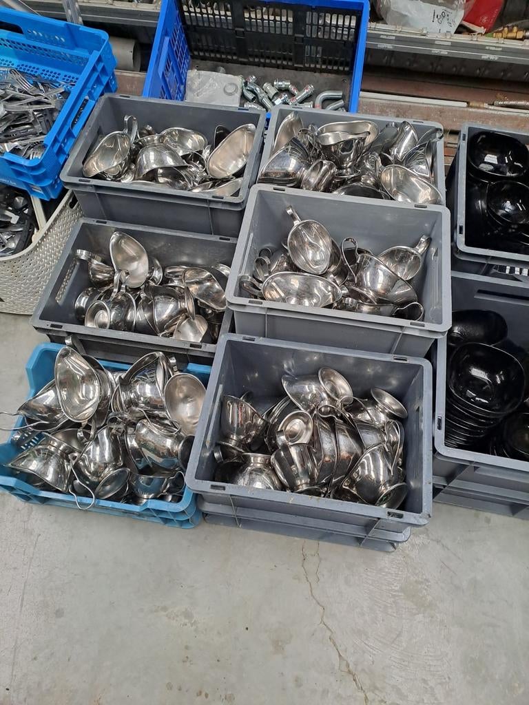 Pots à sauce en inox, Enlèvement