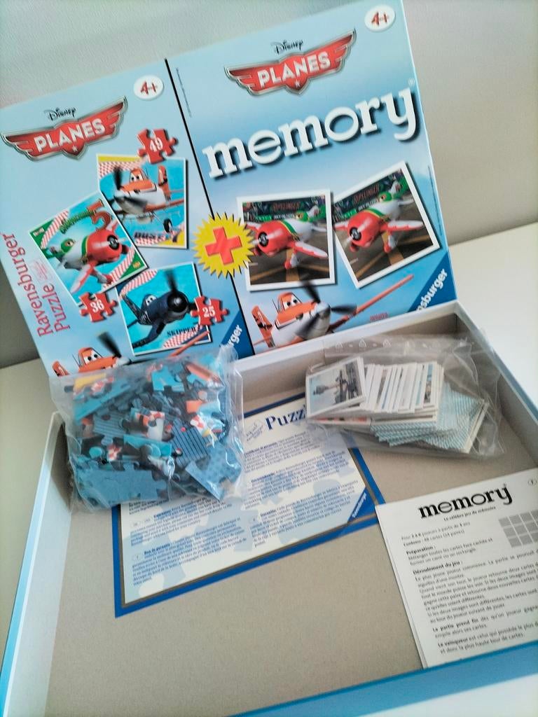 PUZZLES + MEMORY PLANES, Enlèvement, Comme neuf
