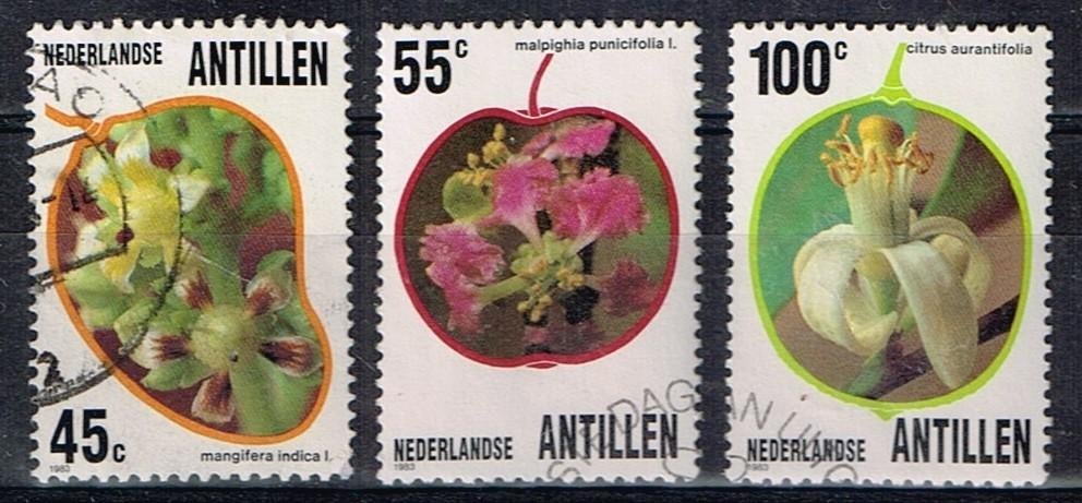 Postzegels uit de Ned. Antillen - K 5455 - bloemen, Verzenden, Gestempeld