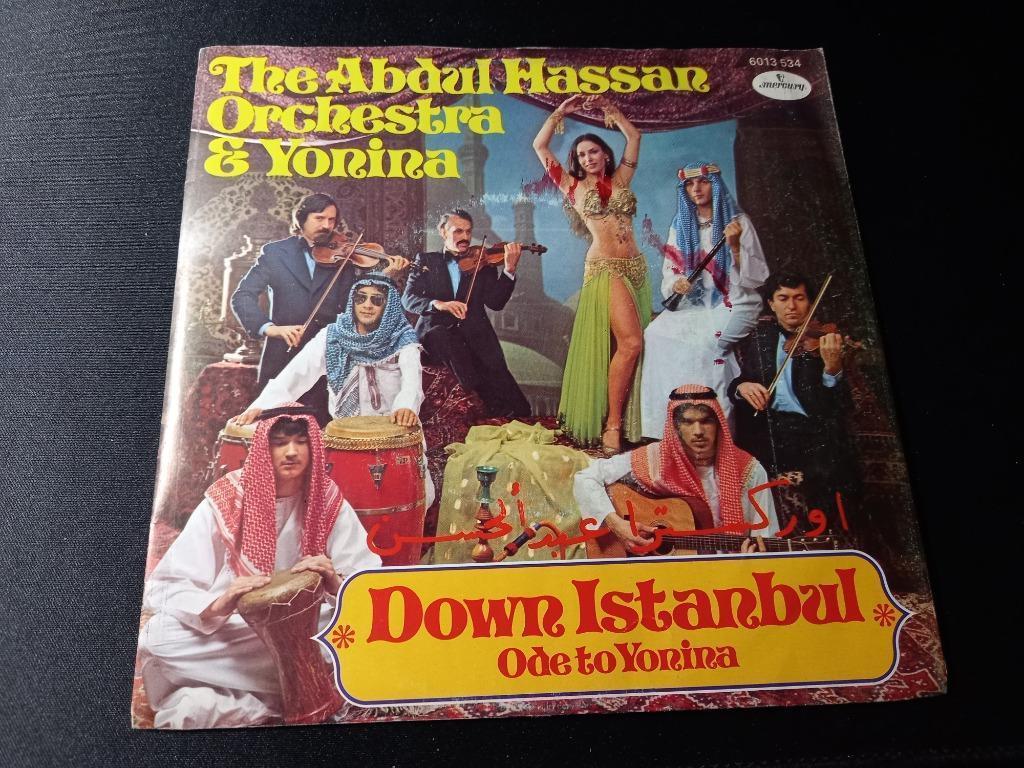 The Abdul Hassan Orchestra & Yonina – Down Istanbul ' 7 N/M, Ophalen of Verzenden, Zo goed als nieuw, Overige formaten