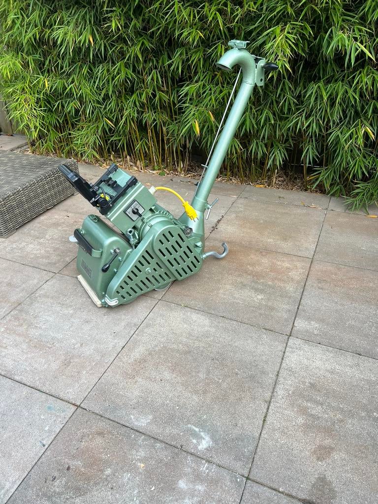 Hummel Parketschuurmachine ,bandschuurmachine, Doe-het-zelf en Bouw, Ophalen of Verzenden, Zo goed als nieuw, 1200 watt of meer