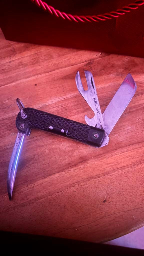 Origineel A.B.L. 1950 Belgisch zakmes,, Ophalen of Verzenden, Zo goed als nieuw