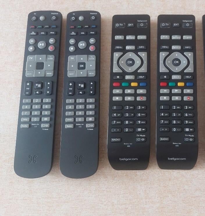 Télécommande belgacom et proximus, Enlèvement