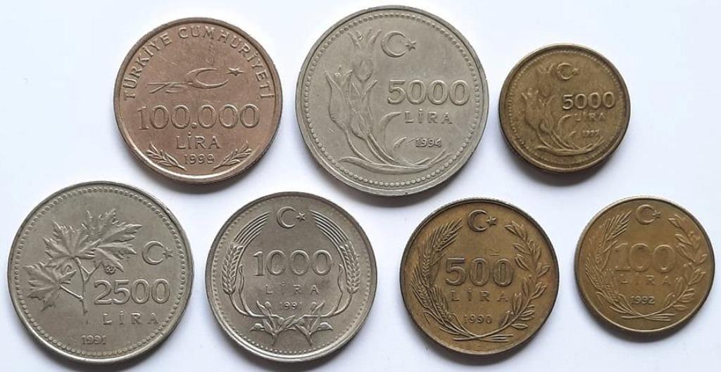 Turkije - muntenset, Ophalen of Verzenden, Midden-Oosten, Setje