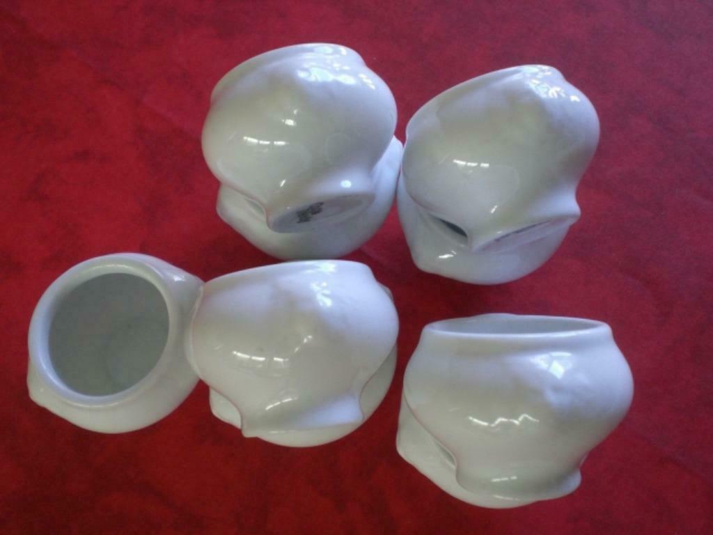 9 Pots Cosy Trendy pour amuse-bouche. Blancs., Ophalen of Verzenden, Nieuw, Overige stijlen, Overige typen
