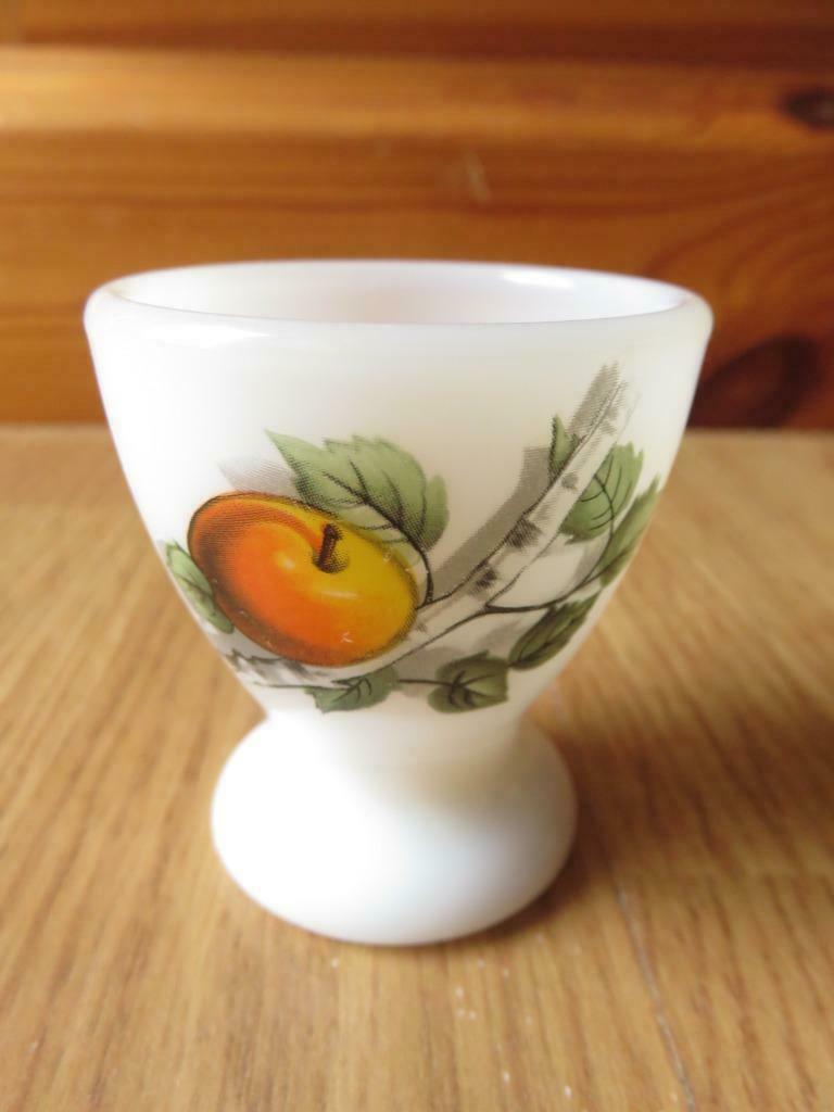 vintage arcopal superbe coquetier motif Fruit de France, Enlèvement ou Envoi, Comme neuf, Récipient(s)