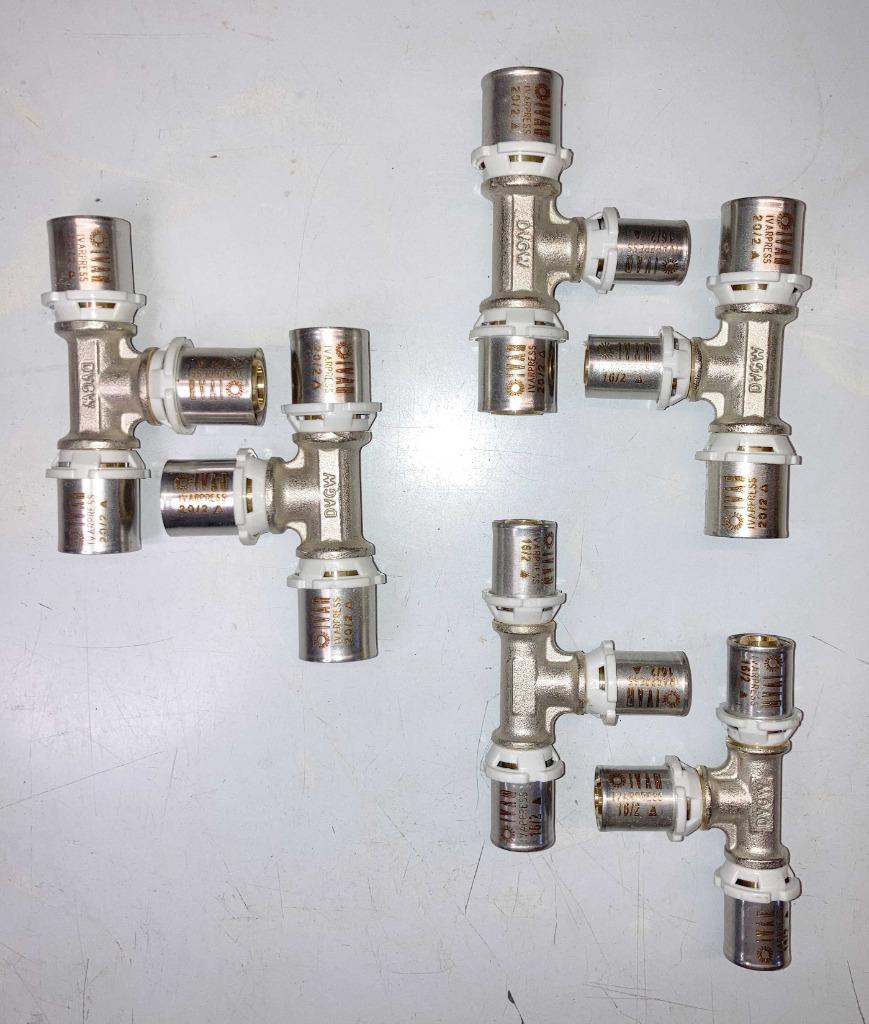Lot de 35 accessoires IVAR à sertir, neuf divers dimensions., Bricolage & Construction, Enlèvement ou Envoi, Neuf, Autres types