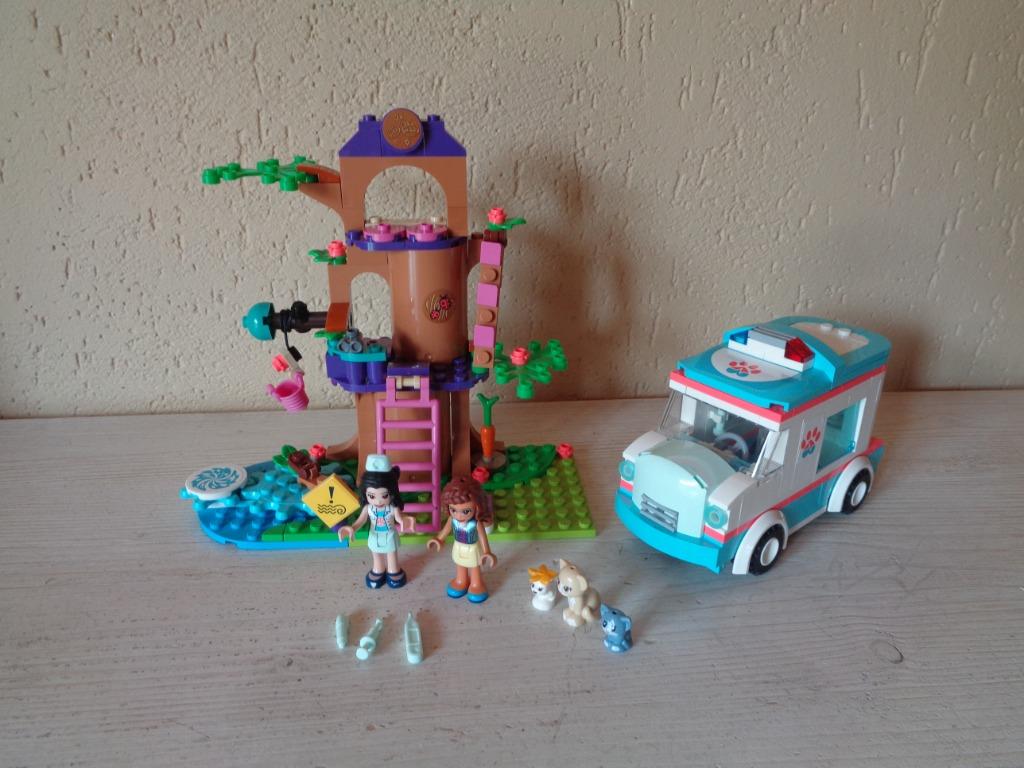LEGO Friends Dierenambulance - 41445, Ophalen of Verzenden, Gebruikt, Complete set, Lego