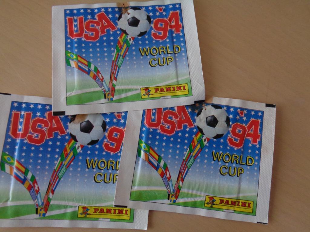 PANINI WORLD CUP USA 94 3 sealed zakjes anno 1994, Verzenden, Nieuw