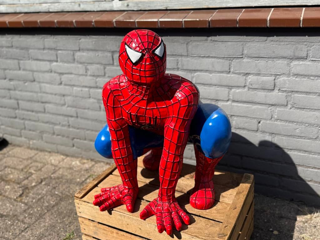 Mooi groot Spiderman beeld, Ophalen, Superheld, Zo goed als nieuw, Beeldje of Figuurtje