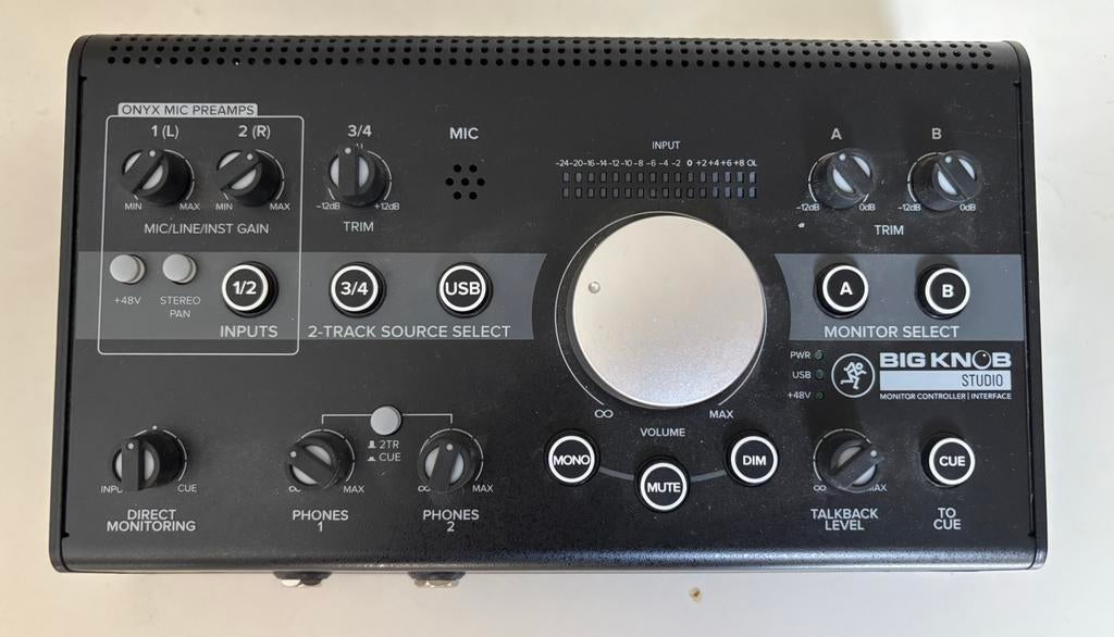 Mackie Big Knob Studio, TV, Hi-fi & Vidéo, Enlèvement ou Envoi, Comme neuf