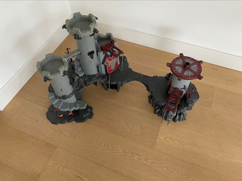 Playmobil ridderkasteel, gevangenis, Kameleon en politie, Ophalen, Gebruikt, Complete set