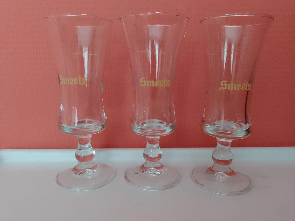 3 glazen Jenever Smeets, Enlèvement, Utilisé, Autres types