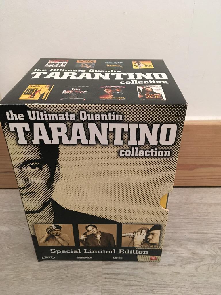 DVDbox Tarantino collection, Ophalen, Gebruikt