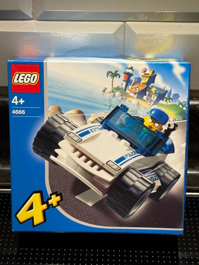 LEGO 4 JUNIORS 4666 - politie stripwagen - sealed, Kinderen en Baby's, Ophalen of Verzenden, Nieuw, Complete set, Lego
