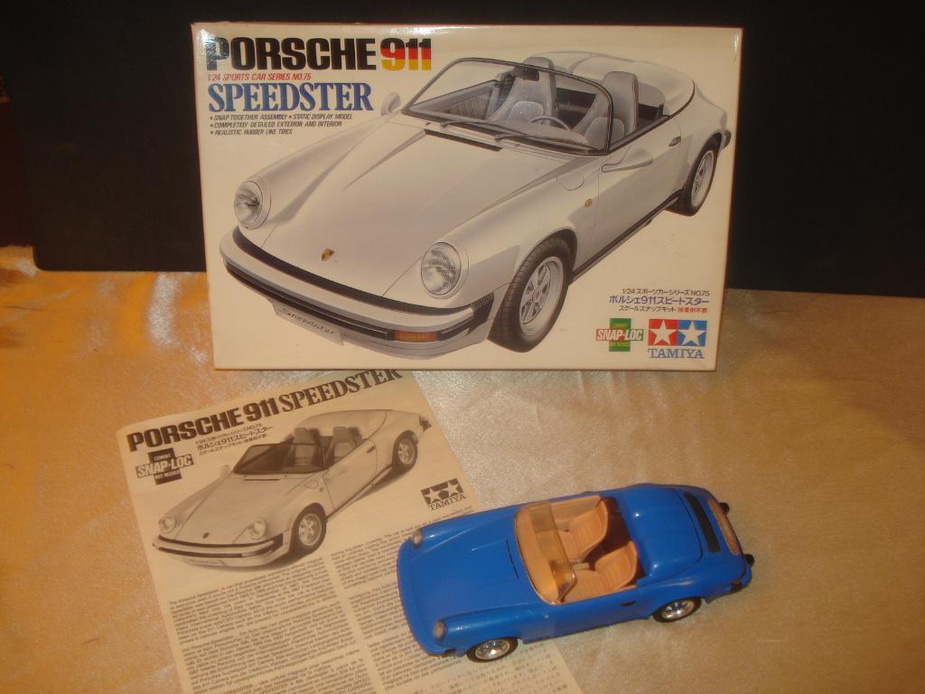 TAMIYA Maquette Porsche 911 Speedster Vintage avec Boîte, Enlèvement ou Envoi, Voiture, Plus grand que 1:32, Utilisé
