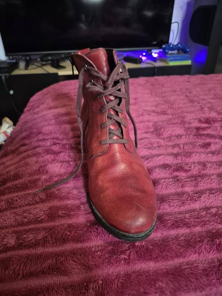 bottillons cuir verni mobils, Rouge, Mobils mephisto, Enlèvement ou Envoi, Boots et Botinnes
