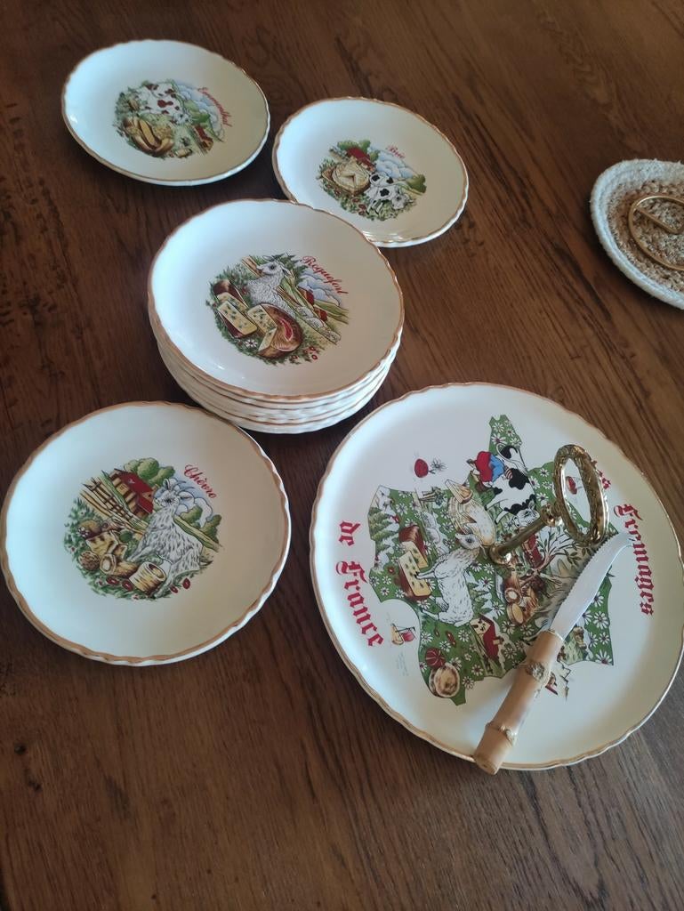 Service à fromages 14 pièces