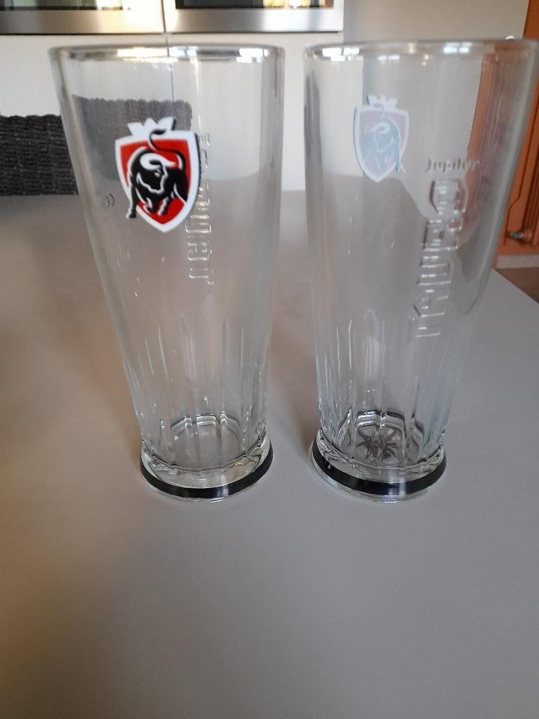 Jupiler glazen 33 cl., Enlèvement ou Envoi, Comme neuf, Jupiler