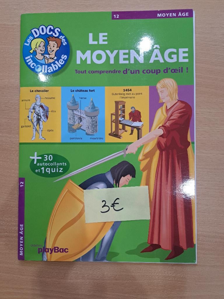 Le Moyen-Âge - Manuel scolaire Eveil, Livres, Enlèvement, Neuf, Primaire