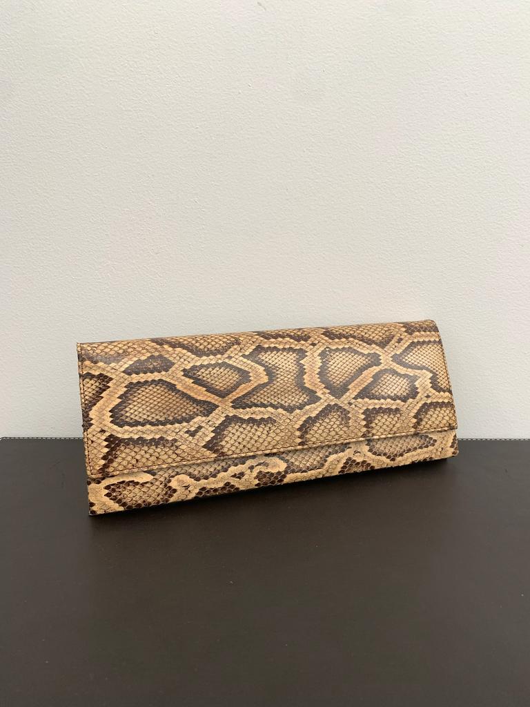 Vintage Python tasje, Handtassen en Accessoires, Portemonnees, Ophalen of Verzenden