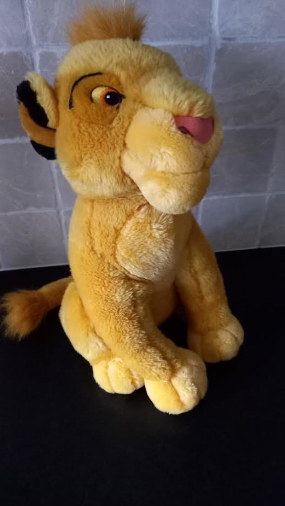 Knuffel Simba, Ophalen of Verzenden, Leeuwenkoning of Jungle Boek, Zo goed als nieuw, Knuffel