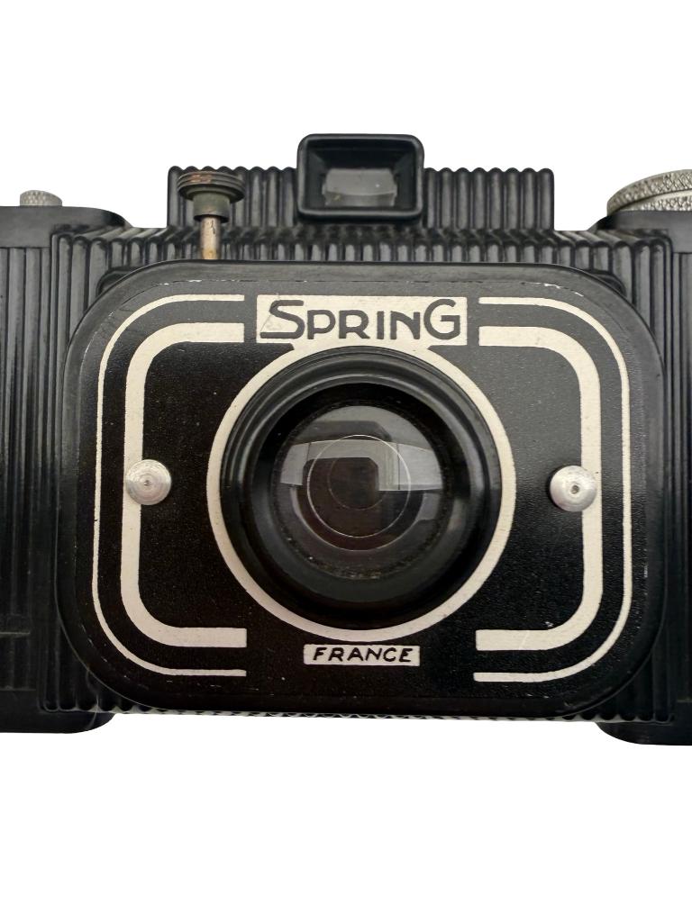 Appareil photo Fex Spring 6x9 – Bakélite – France vers 1955, Enlèvement ou Envoi, Appareils photo, /, /